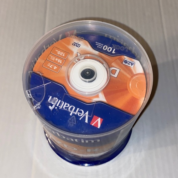 Verbatim New 100 Pack DVD-R Discs - Picture 5 of 10